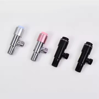 Válvula Angular Resistente a la Corrosión para Baño, Fácil de Instalar, a Prueba de Fugas, Accesorio de Plomería de Alta Calidad con Filtro de Agua Integrado