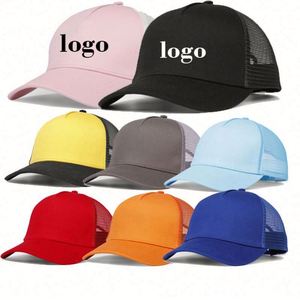 Gorra de béisbol unisex de malla con 5 paneles de gamuza, personalizable con tu propio logo, estilo camionero, a la moda, para exteriores y playa - Product Image 1