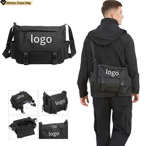 DICHOS Sac messager à épaule unique de grande capacité pour hommes Chaînes à bandoulière simples <span class=keywords><strong>Instagram</strong></span> Vêtements de travail japonais à la mode - Product Image 1