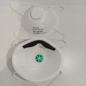 Qualität EN149 FFP2 Staubdichte Maske Kopfband mit Ventil China Werk vorrätig Partikelfilterung Hälfte Gesichtsbezug kostenloses Logo OEM