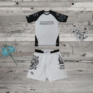 MALUNET ENTERPRISES Nuevo Rashguard+Shorts Personalizado para Hombre, Elástico, Spandex/Poliéster 200gsm/150gsm para MMA, Jiu Jitsu y Grappling - Product Image 2