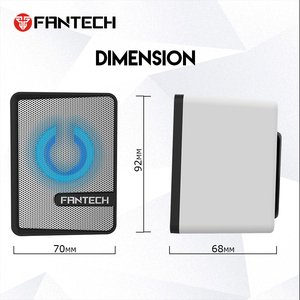 Fantech GS203 trắng tùy chỉnh bán buôn Loa có dây hiệu ứng sét Hi-Res chơi game âm thanh loa - Product Image 5