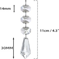 Décoration de Noël suspendue en forme de flocon de neige en plastique transparent avec lumières à pendentif pour mariage et Noël