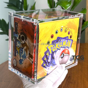 TCG UV Protection Acrylique Pokemon Acrylique Booster Box 1999 Base Set Unlimited <span class=keywords><strong>VIDE</strong></span> Booster Box Anglais Acrylique Vitrine - Product Image 3