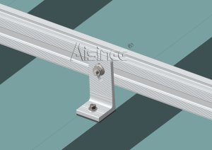 Support solaire universel en L, structure <span class=keywords><strong>de</strong></span> montage en aluminium pour système <span class=keywords><strong>de</strong></span> montage sur toit métallique commercial |   AISINEE - Product Image 2