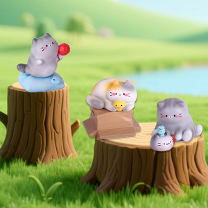 กล่องสุ่มฟิกเกอร์เรซิ่น Yu Mo Craft Cat Time Diary ของสะสมสำหรับเด็กและเพื่อน ของขวัญสำหรับเด็กอายุ 8-13 ปี ใช้ได้ทั้งเด็กชายและเด็กหญิง - Product Image 2