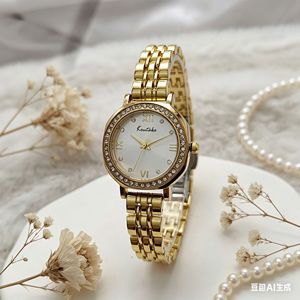 New style fashionable and understated luxury niche exquisite women's <b>watch</b>, <b>diamond</b> bezel, small size. - Product Image 5