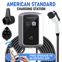 Level 1 EV Car Charger 7.6KW 9.6KW 11.5KW 16FT Cables Portable EV Charger for Home Convenient and Safe 16A 32A 48A Adjustable