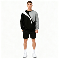 Sweat-shirt à col rond pour homme personnalisé OEM ODM avec impression intégrale par sublimation, style streetwear