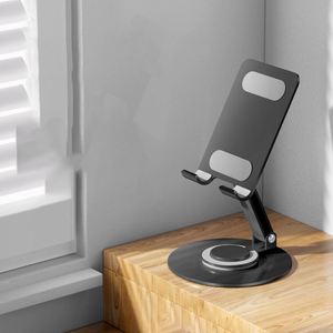 Custom Logo Metal <b>Stand</b> <b>Desk</b> Foldable Office Universal Promotional Business Advertising Gift Rotatable Tablet <b>Phone</b> Holder - Product Image 3