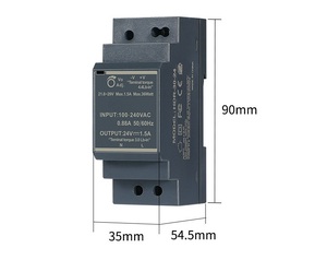 <span class=keywords><strong>Transformateur</strong></span> HDR-30-12 30W AC <span class=keywords><strong>220V</strong></span> à <span class=keywords><strong>DC</strong></span> <span class=keywords><strong>12V</strong></span> 2.5A 24V 1.25A 48V 0.5A alimentation sur <span class=keywords><strong>rail</strong></span> <span class=keywords><strong>din</strong></span> pour le contrôle domestique - Product Image 1