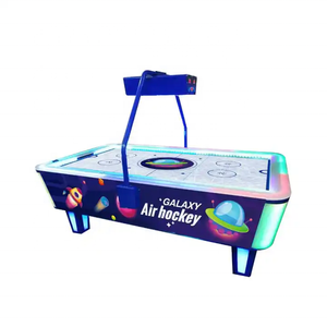 Table de hockey sur air d'intérieur pour 2 joueurs, construction en métal et en bois, jeu d'arcade à tickets pour les centres de jeux - Product Image 6