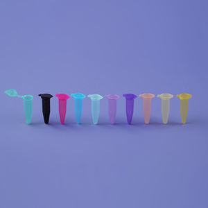 Lab Plastic Microcentrifuge Buis 0.2/0.5/1.5/2Ml Roze Paars Groen Blauw Geel Rood Transparante Kleur <span class=keywords><strong>Centrifuge</strong></span> Buis - Product Image 2