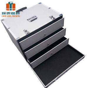 Caja de Herramientas para camiones con cajones personalizada, caja de aluminio para tren de vuelo con cerraduras - Product Image 5