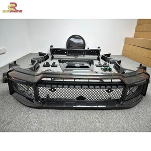 Kit de Carrocería de Fibra de Carbono Seca Estilo B 2025 W465 G63, Capó, Parachoques y Alerón para G Wagon W465 W464 G500 G63, Kit de Carbono 2025+ - Product Image 3