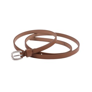 Cinturón de Cuero PU Marrón con Hebilla de Aleación, Ancho Regular, para Mujer, Uso Casual - Product Image 5