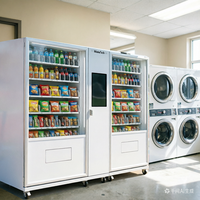 Distributeur automatique de boissons et de collations réfrigérées, distributeur automatique de boissons et de collations, options de paiement multiples