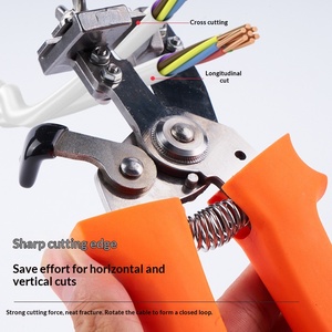 Dénudeur de câbles haute tension multifonctionnel à rotation verticale et horizontale, coupe-fils spécial électricien pour câbles épais - Product Image 4