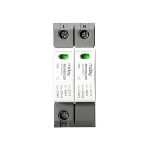 320 275 סולארי 385 440volt ac type2p מגיני פרץ <span class=keywords><strong>spd</strong></span> הגבוה הגבוה ביותר מגן על גל 1p/2p/3p/4p