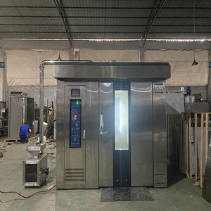 فرن دوار تجاري 64 صينية يعمل بالكهرباء والغاز والديزل بسعر تنافسي، فرن دوار بسعر معقول لخبز البسكويت - Product Image 5