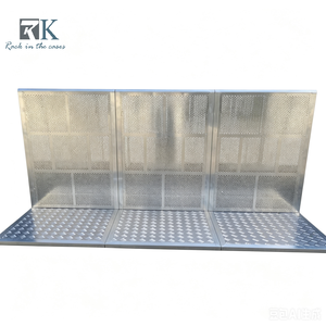 Barrera de Control de Multitudes Enlazable para Conciertos y Eventos Deportivos, Valla de Barricada de Aluminio para Exteriores - Product Image 1