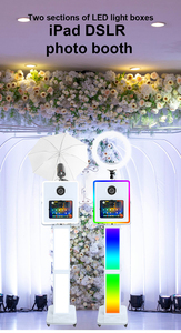 Bán Hot iPad DSLR Photo Booth đứng Wedding tổ chức sự kiện Đảng Selfie DSLR Máy ảnh photo Booth logo miễn phí tùy biến - Product Image 2