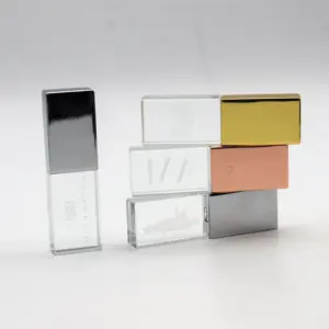 Clé USB de haute qualité clé USB 32 Go 64 Go 128 Go 256 Go clé USB en verre cristal avec lumière LED clé USB en verre - Product Image 5