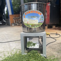 Multifunctionele elektrische snijmachine van roestvrij staal voor groenten, gras, maïsstengels, zoete aardappelranken etc.