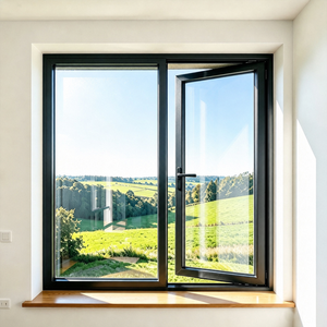 <span class=keywords><strong>Ventanas</strong></span> Modernas Personalizadas para Casas con Vidrio Triple Aislante Insonorizado, Marco de Aleación de <span class=keywords><strong>Aluminio</strong></span>, Diseño de Proyecto para Kioscos y Tiendas - Product Image 4