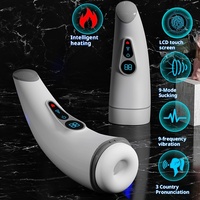 Coupe de masturbation pour hommes, vibrations multi-fréquences, vitesse variable, aspiration, étirement, masturbation masculine pour adultes