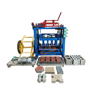 Machine automatique de fabrication de briques creuses en ciment à petites vibrations, pour blocs solides et pavés