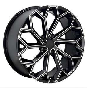 Novo 17 18 20 <span class=keywords><strong>22</strong></span> Polegada Liga de alumínio Fundição Rodas Carro 5x105 5x112 5x120 Jantes para SUV/caminhão Acabamento Preto Navio Pronto - Product Image 2