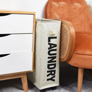 Yoga Mat <b>Storage</b> Box Fabric Folding <b>Storage</b> <b>Laundry</b> Basket Oxford Cloth <b>Storage</b> Basket Household Pulley - Product Image 1