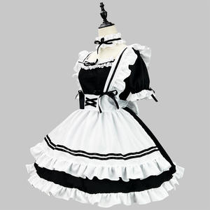 <span class=keywords><strong>Costume</strong></span> da Cameriera per <span class=keywords><strong>Donne</strong></span>, Abito Lungo Anime Bianco e Nero, Vestito Lolita Giapponese Carino, <span class=keywords><strong>Costume</strong></span> per Cosplay, Grembiule da Caffè, <span class=keywords><strong>Costume</strong></span> per Feste - Product Image 2