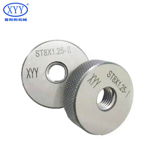 Herramienta de inserción de hilo de alambre de aleación de titanio, calibres de enchufe de rosca métrica interna, sujetadores de acero, herramienta de detección de parada de paso Natural - Product Image 3