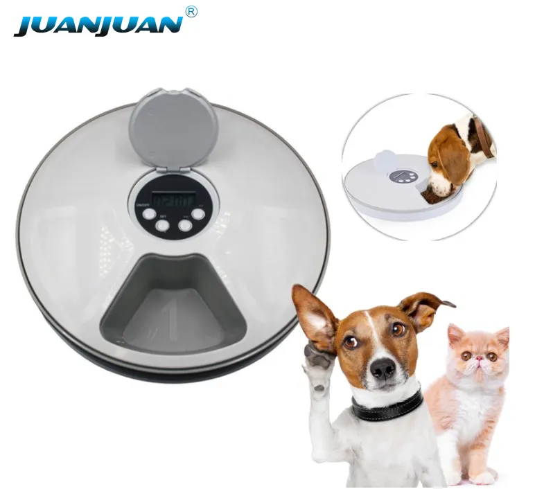 Smart Automatic Programmable Timer Dry and Wet Food Dispenser Auto Timed Pet Feeder for Cat and Small Medium Dog