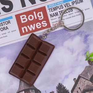 Chocolat de simulation réaliste - Idéal pour les créations alimentaires DIY, les jouets, les porte-clés, les aimants, et la création d'échantillons gratuits avec image de conception - Product Image 5