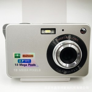 กล้องดิจิตอล Xd K09 18 ล้านพิกเซล ซูม 8 เท่า เซ็นเซอร์ CMOS กล้องคอมแพคสำหรับใช้ในบ้าน - Product Image 1