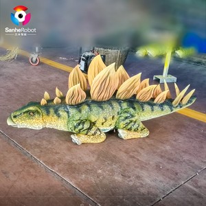 Dinosaurio Robot Animatrónico <span class=keywords><strong>Estegosaurio</strong></span> para Niños, Parques, Plazas Comerciales, Robot Inteligente Multifuncional con Control Remoto - Product Image 2