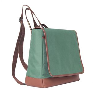 Custom Vintage <b>Canvas</b> Laptop <b>Backpack</b> Durable Zipper Closure Stylish Rucksack 20-39L Capacity Physiological Curve Back - Product Image 1