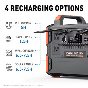 Générateur solaire 300W-2500W LiFePO4, station d'alimentation portable avec charge solaire pour voiture, utilisation en camping en plein air, onde sinusoïdale pure - Product Image 6