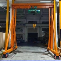Mini-grue portative mobile de haute qualité avec palan électrique à chaîne manuelle