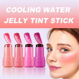 Vegan Cruelty Free Aquarelle Refroidissement Eau Gelée Rouge À Lèvres <span class=keywords><strong>Splash</strong></span> (Berry)Sheer Lip & Cheek Stain Blush <span class=keywords><strong>Jelly</strong></span> Tint - Product Image 5