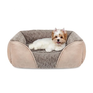 Cama ortopédica rectangular lavable para perros pequeños, medianos y grandes, cama suave y relajante para cachorros con base antideslizante - Product Image 2