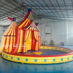 Nouvelle conception de scène gonflable en vinyle de haute qualité pour les célébrations de carnaval résidentiel, les spectacles de cirque, capacité de 500 kg, <span class=keywords><strong>FUNCITY</strong></span> - Product Image 4