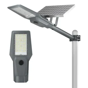 High quality 6000K white LED split solar street light IP65 outdoor waterproof solar LED lighting fixture