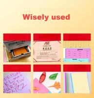 Papier cartonné 180 g/m² A3 A4 A5 et papier de couleur pour les usages de bureau, l'artisanat, l'emballage, les sacs