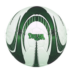 Balón de fútbol de tamaño oficial de calidad superior Material de cuero y PVC PU duradero Bueno para entrenamiento con logotipo de impresión personalizado - Product Image 5
