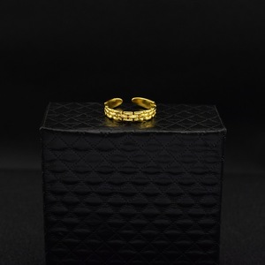 New Hot Selling Simple Niche Design Geometric <b>Ring</b> Light Luxury Vintage Style Unisex's Stainless Steel <b>Rings</b> Fashionable Jewelry - Product Image 2