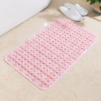 Tapis de bain antidérapant en PVC moderne et écologique, motif géométrique, 80x50cm, idéal pour baignoire, disponible en plusieurs couleurs – Meilleures ventes